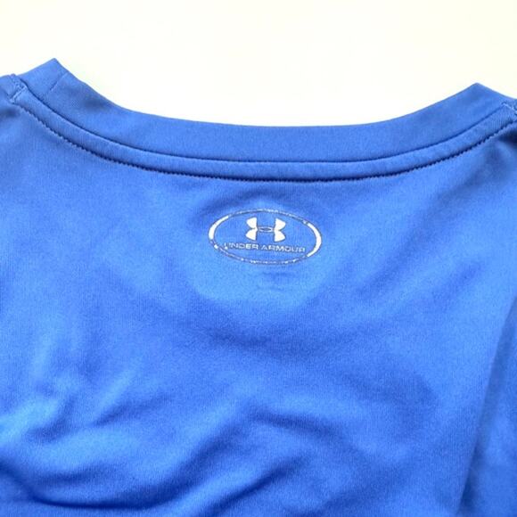 Under Armour HeatGear Blue T-Shirt - Picture 4 of 4